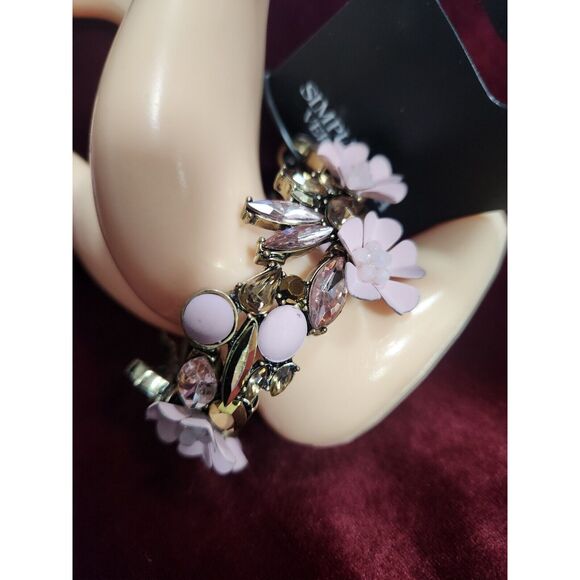 simply vera wang  Pink Floral Earrings &bracelet - Picture 3 of 8
